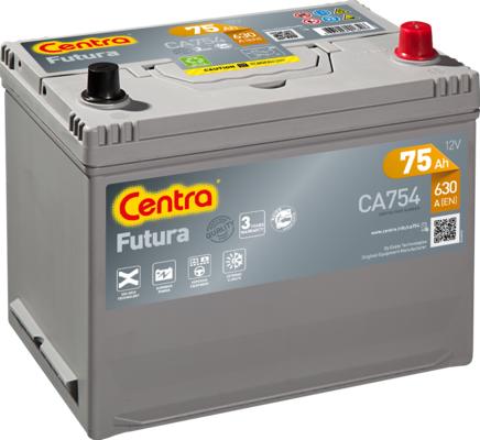 CENTRA CA754 - Startera akumulatoru baterija www.autospares.lv