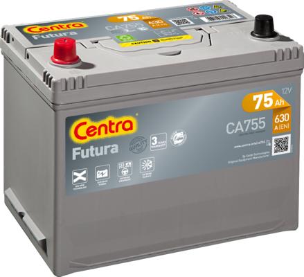 CENTRA CA755 - Startera akumulatoru baterija www.autospares.lv