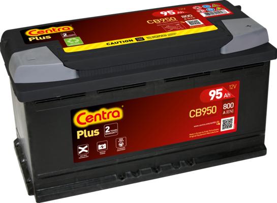 CENTRA CB950 - Startera akumulatoru baterija www.autospares.lv