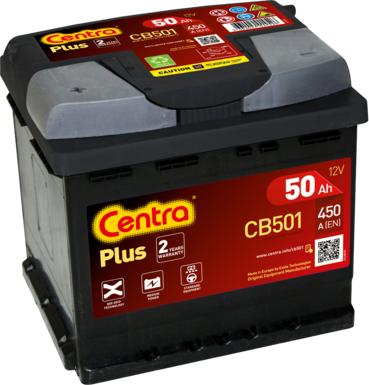 CENTRA CB501 - Startera akumulatoru baterija www.autospares.lv