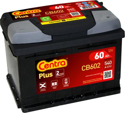 CENTRA CB602 - Startera akumulatoru baterija www.autospares.lv