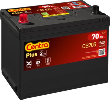 CENTRA CB705 - Startera akumulatoru baterija www.autospares.lv