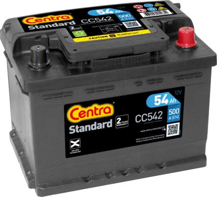 CENTRA CC542 - Startera akumulatoru baterija www.autospares.lv