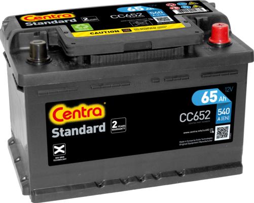 CENTRA CC652 - Startera akumulatoru baterija www.autospares.lv