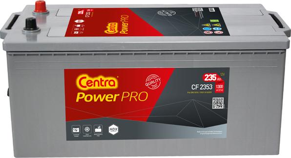 CENTRA CF2353 - Startera akumulatoru baterija www.autospares.lv