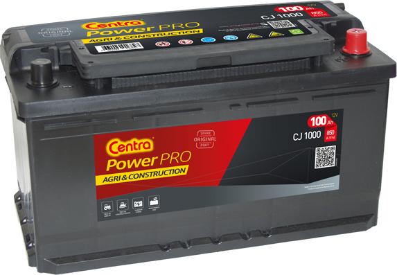 CENTRA CJ1000 - Startera akumulatoru baterija www.autospares.lv
