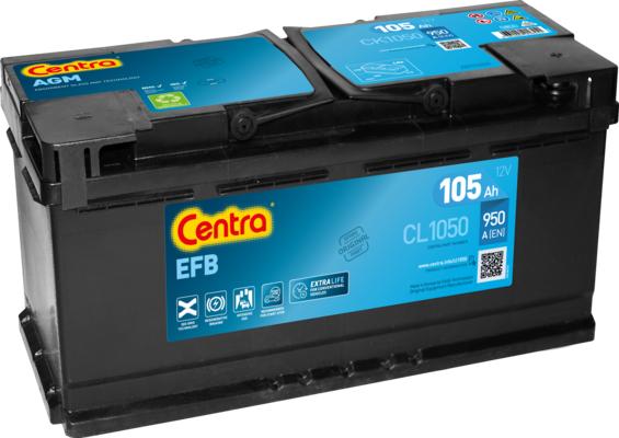 CENTRA CK1050 - Startera akumulatoru baterija www.autospares.lv