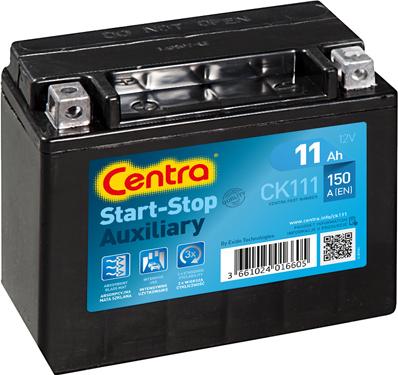 CENTRA CK111 - Startera akumulatoru baterija www.autospares.lv