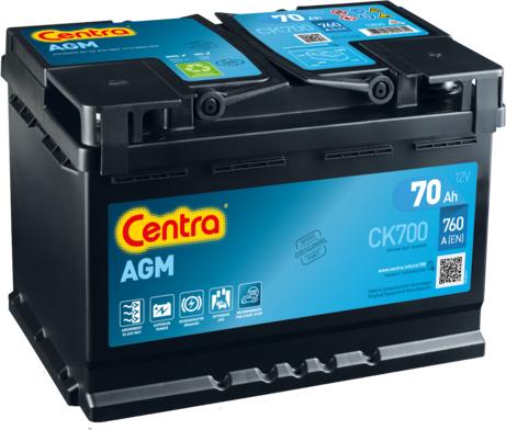 CENTRA CK700 - Startera akumulatoru baterija www.autospares.lv