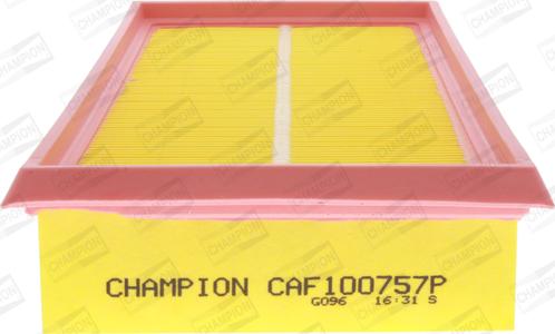 Champion CAF100757P - Gaisa filtrs www.autospares.lv