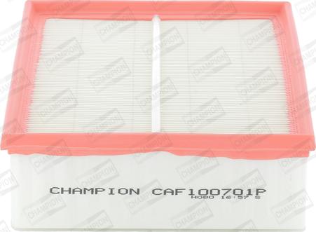Champion CAF100701P - Gaisa filtrs www.autospares.lv
