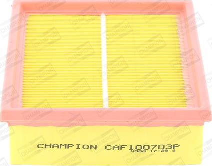 Champion CAF100703P - Gaisa filtrs www.autospares.lv