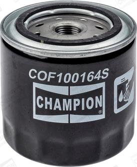 Champion COF100164S - Eļļas filtrs www.autospares.lv