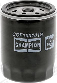 Champion COF100101S - Eļļas filtrs www.autospares.lv