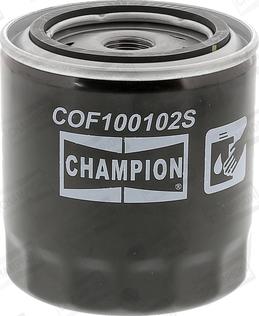 Champion COF100102S - Eļļas filtrs www.autospares.lv