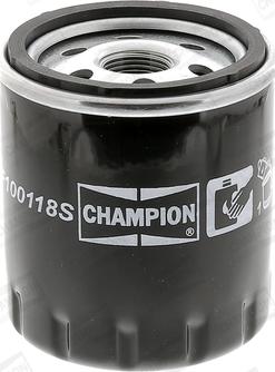 Champion COF100118S - Eļļas filtrs www.autospares.lv