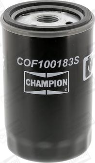 Champion COF100183S - Eļļas filtrs www.autospares.lv