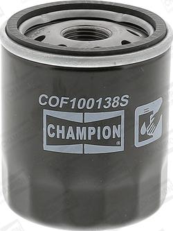 Champion COF100138S - Eļļas filtrs www.autospares.lv