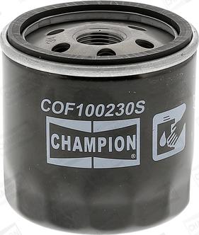 Champion COF100230S - Eļļas filtrs www.autospares.lv