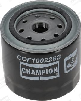 Champion COF100226S - Eļļas filtrs www.autospares.lv