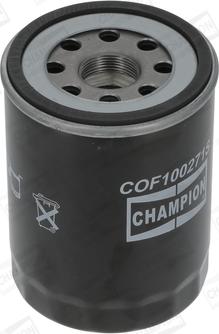 Champion COF100271S - Eļļas filtrs www.autospares.lv