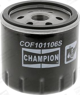 Champion COF101106S - Eļļas filtrs www.autospares.lv