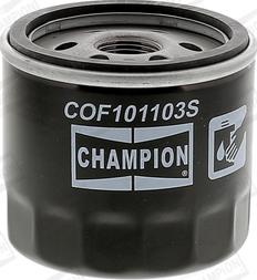 Champion COF101103S - Eļļas filtrs www.autospares.lv