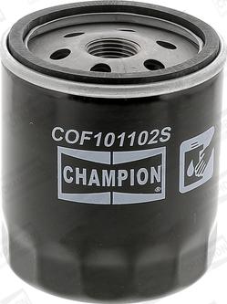 Champion COF101102S - Eļļas filtrs www.autospares.lv