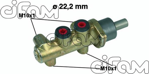 Cifam 202-217 - Galvenais bremžu cilindrs www.autospares.lv