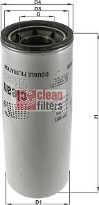 Clean Filters DF1897 - Eļļas filtrs www.autospares.lv