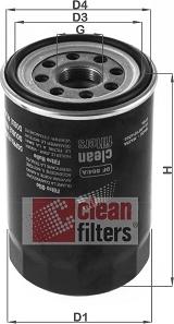 Clean Filters DF 864/A - Eļļas filtrs www.autospares.lv
