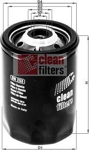 Clean Filters DN 253 - Degvielas filtrs www.autospares.lv