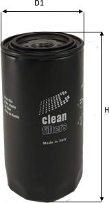 Clean Filters DO1843 - Eļļas filtrs www.autospares.lv