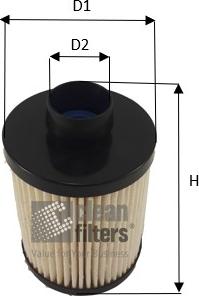 Clean Filters MG1677 - Degvielas filtrs www.autospares.lv