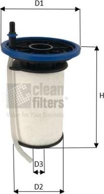 Clean Filters MG3612 - Degvielas filtrs www.autospares.lv