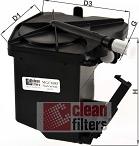 Clean Filters MGC1683 - Degvielas filtrs www.autospares.lv