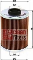 Clean Filters ML 490 - Eļļas filtrs www.autospares.lv