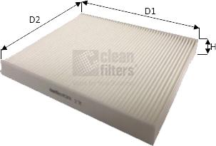 Clean Filters NC2431 - Filtrs, Salona telpas gaiss www.autospares.lv