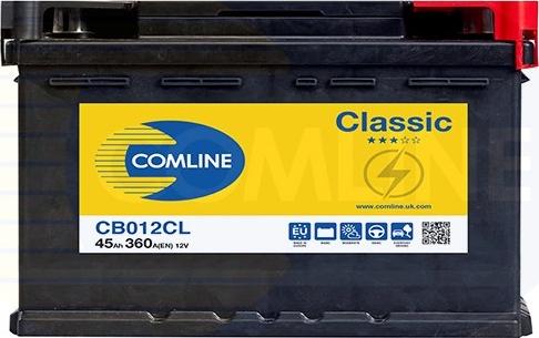 Comline CB012CL - Startera akumulatoru baterija www.autospares.lv