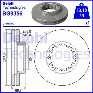 Delphi BG9356 - Bremžu diski www.autospares.lv