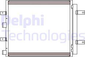 Delphi CF20241 - Kondensators, Gaisa kond. sistēma www.autospares.lv