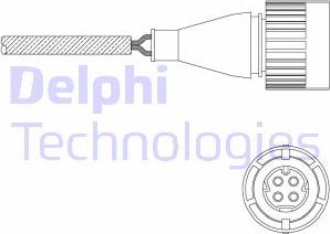 Delphi ES11057-12B1 - Lambda zonde www.autospares.lv