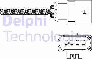 Delphi ES20303-12B1 - Lambda zonde www.autospares.lv