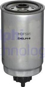 Delphi HDF591 - Degvielas filtrs www.autospares.lv