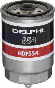 Delphi HDF554 - Degvielas filtrs www.autospares.lv