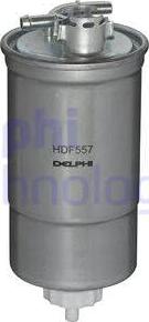 Delphi HDF557 - Degvielas filtrs www.autospares.lv
