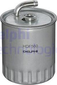 Delphi HDF560 - Degvielas filtrs www.autospares.lv