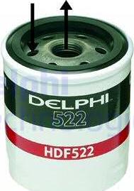 Delphi HDF522 - Degvielas filtrs www.autospares.lv