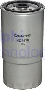 Delphi HDF570 - Degvielas filtrs www.autospares.lv