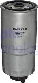 Delphi HDF571 - Degvielas filtrs www.autospares.lv